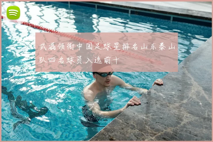 武磊领衔中国足球星排名山东泰山队四名球员入选前十